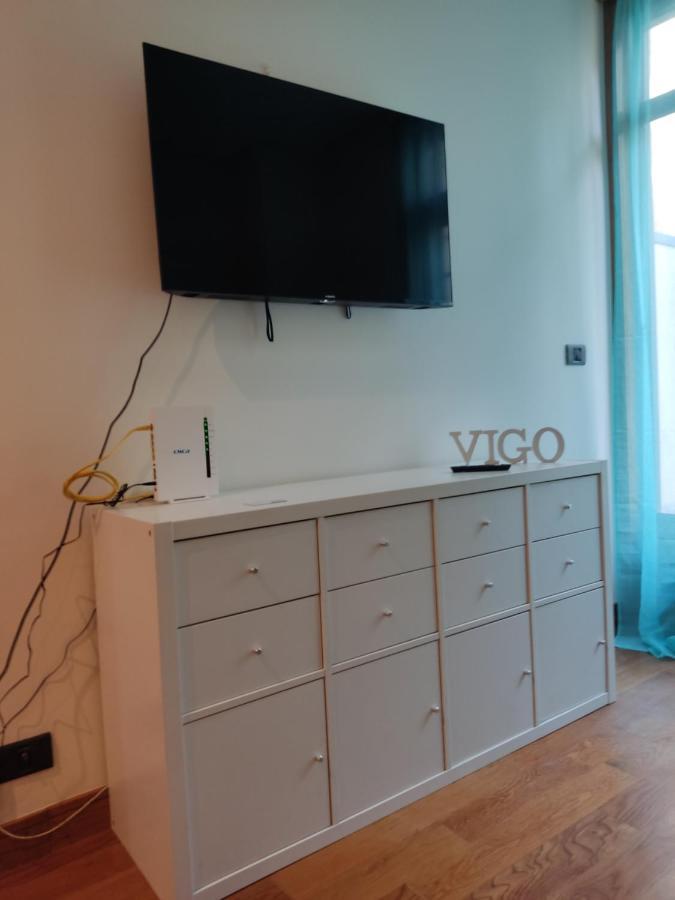 Pleno Centro, Terraza, Principe, 5 Min Casco Vello Y Estacion Ave Appartement Comarca de Comarca de Vigo Buitenkant foto